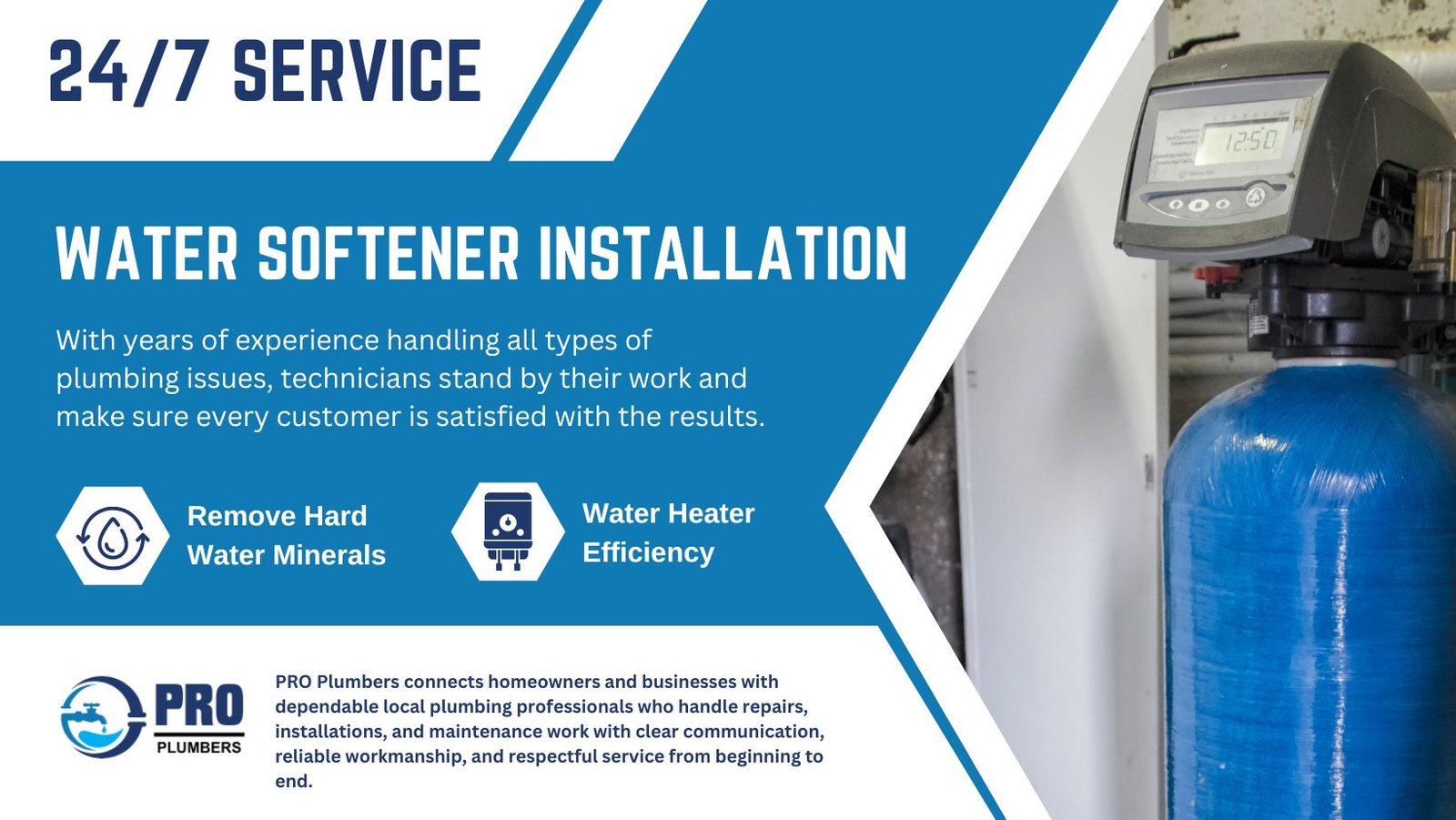 Water softener installation in Palm Bay, FL